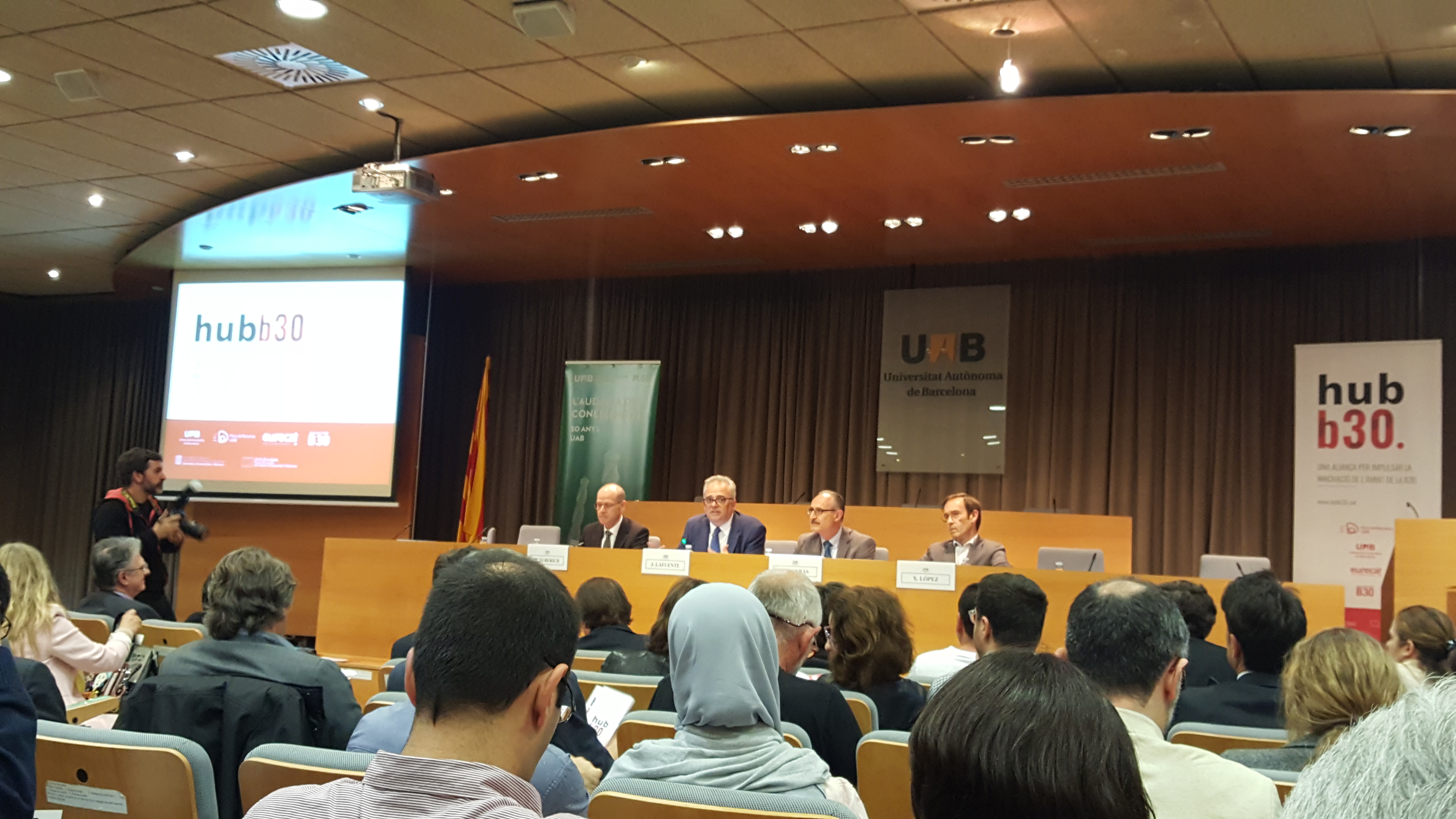 Cerdanyola Empresarial a la presentació del HUB B30
