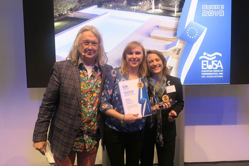 Rosa Gres guanya l’EUSA Award 2019 a la Millor Piscina Privada Exterior d’Europa