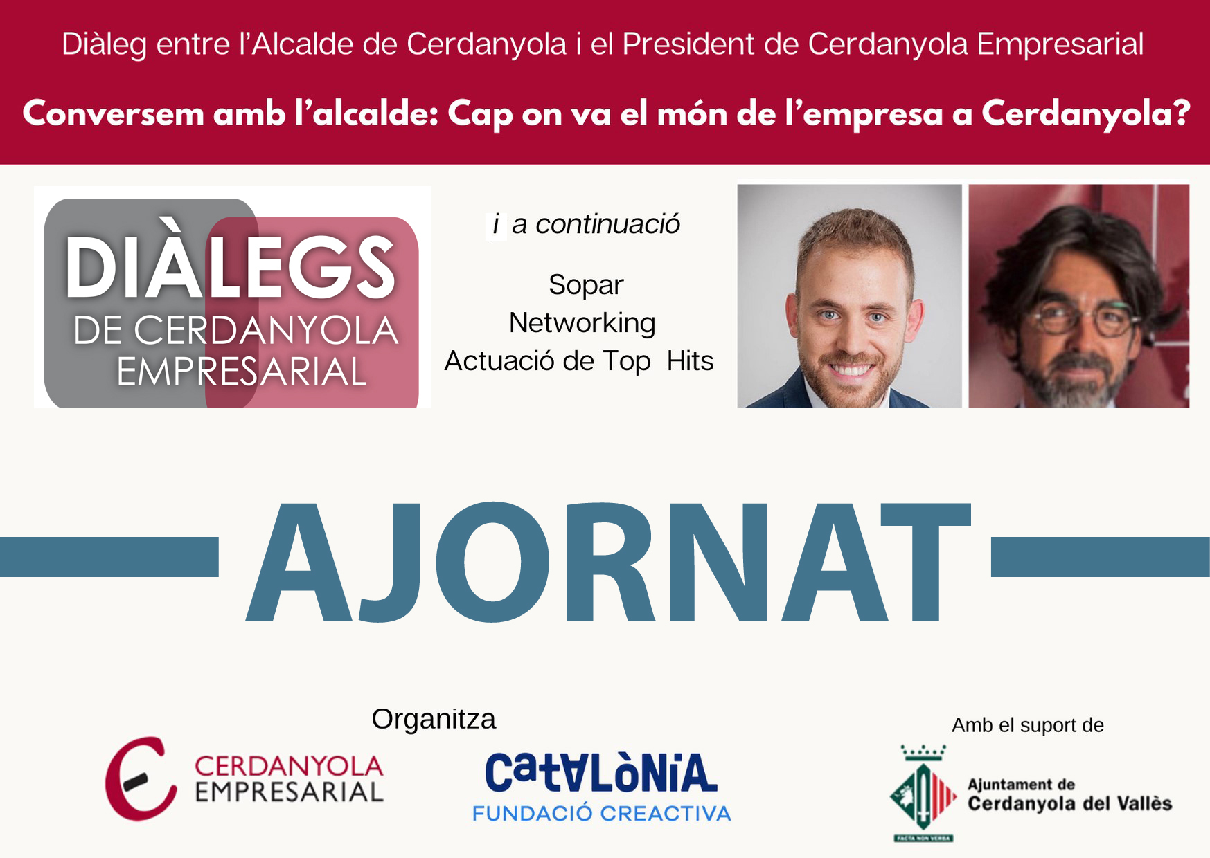 S’ajornen els Diàlegs i l’Assemblea de socis