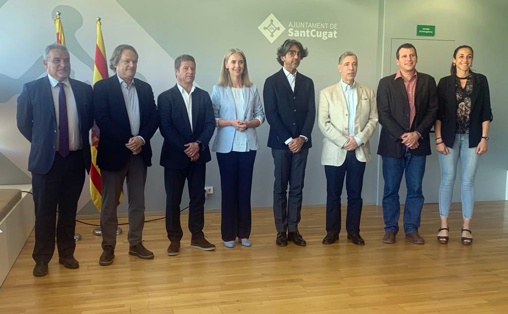 Trobada amb l’alcaldessa de Sant Cugat